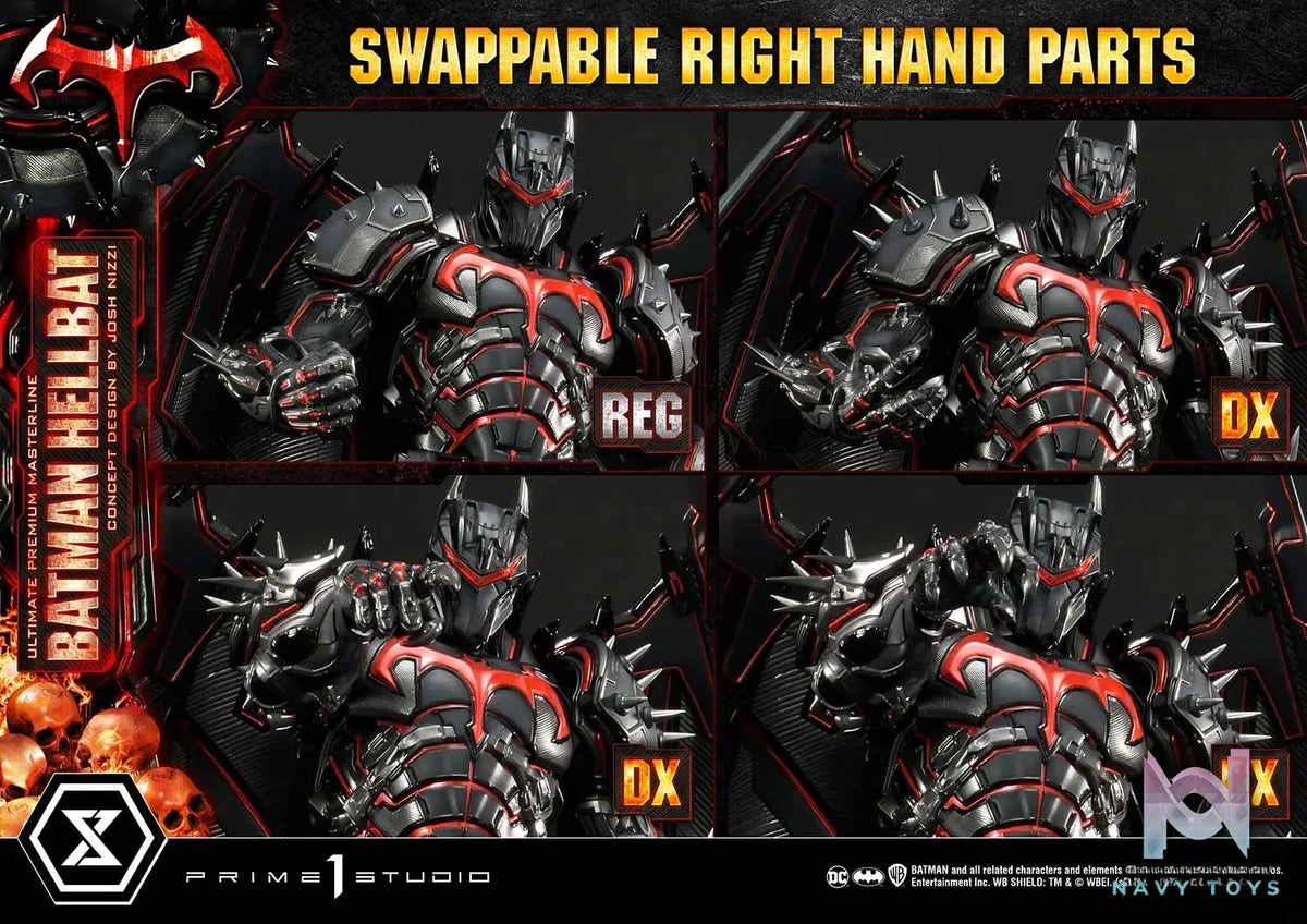 Prime 1 Studio – Ultimate Premium Masterline Batman (Comics) Batman Hellbat Concept Design by Josh Nizzi UPMDC-06 UPMDC-06DX UPMDC-06DXS (Licensed)