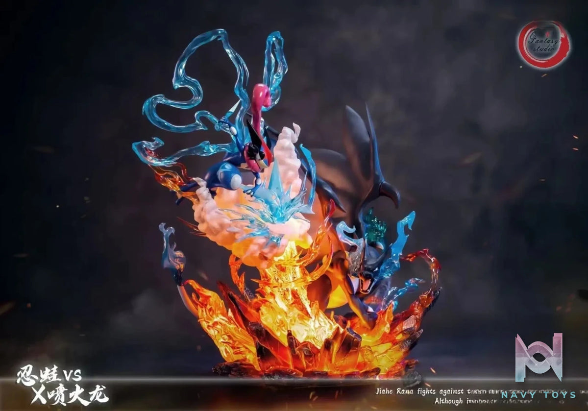 Fantasy Studio – Greninja VS Mega Charizard X