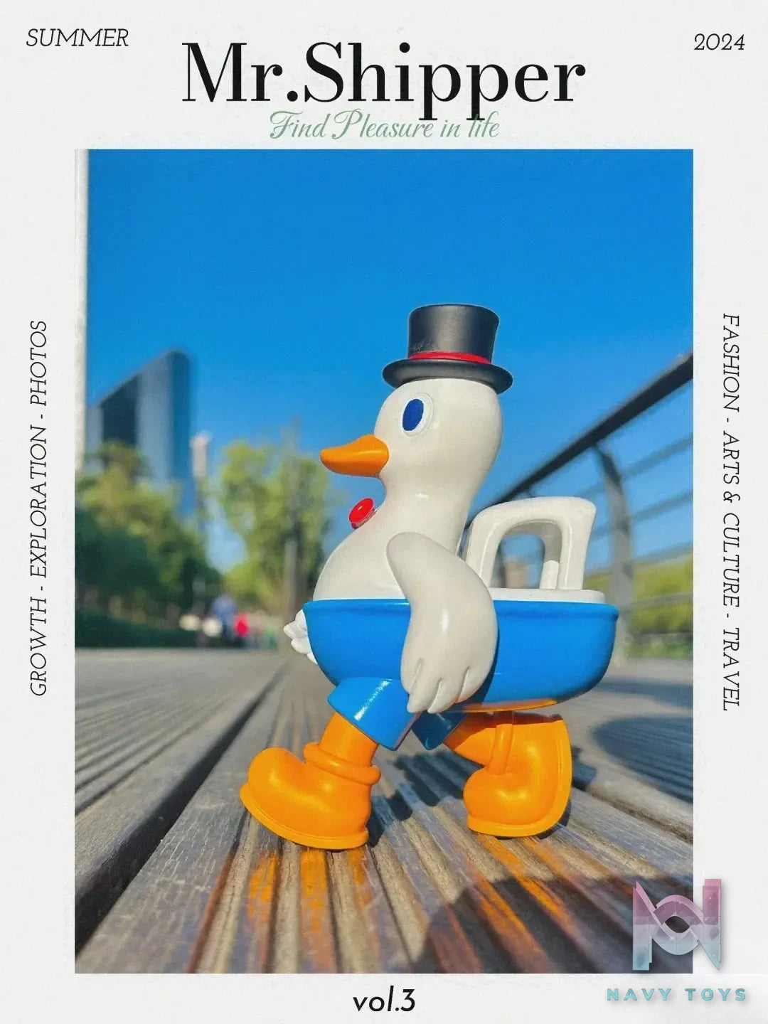 FU LI TOYS – Duck Boat – Mr. Shipper Hydroskin Series Toy (Licensed)