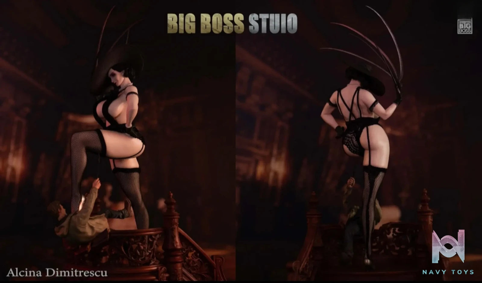 Big Boss Studio – Resident Evil Alcina Dimitrescu And Ethan