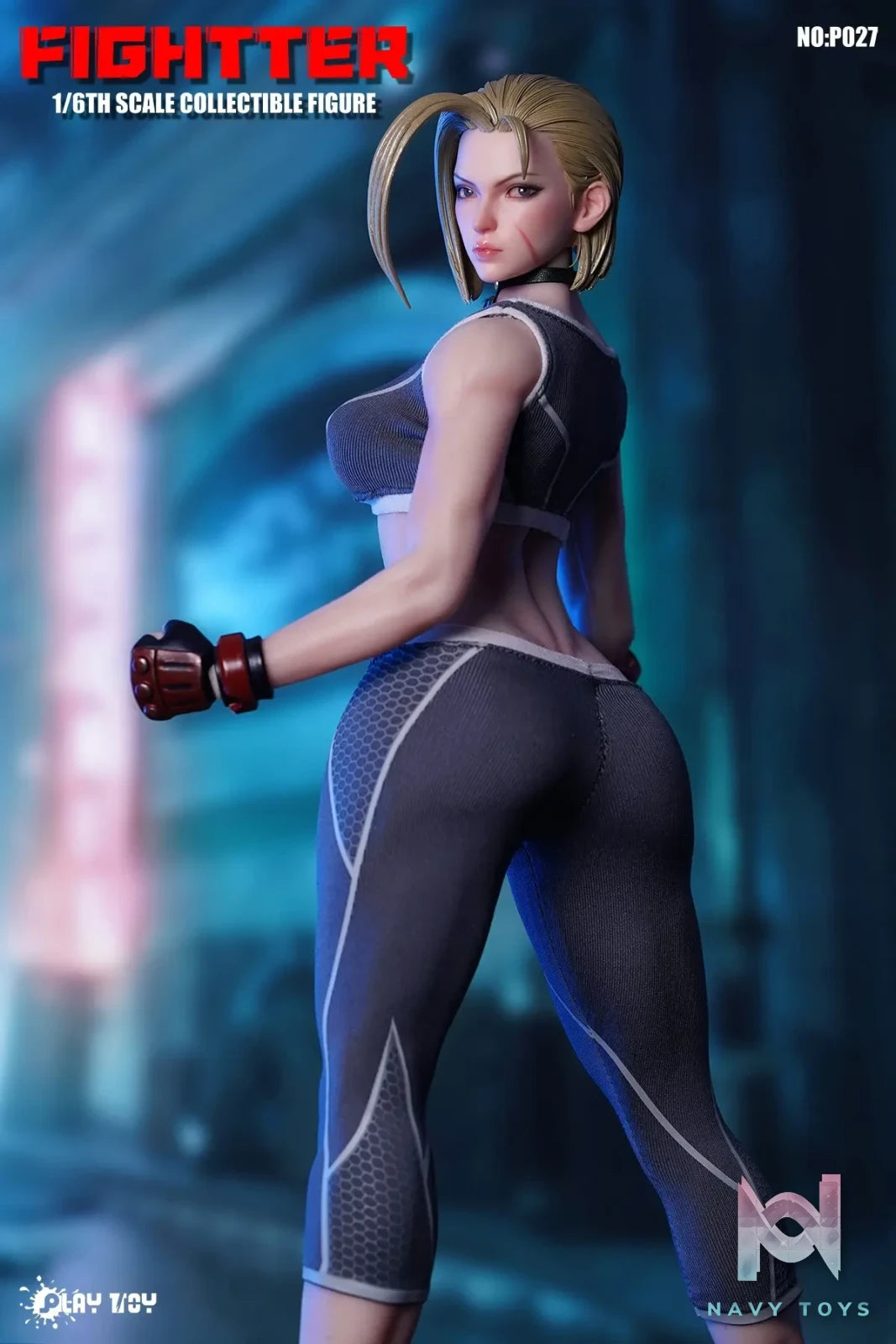 PLAY TOY – Street Fighter 1/6 Fighting Female Warrior Cammy White P027