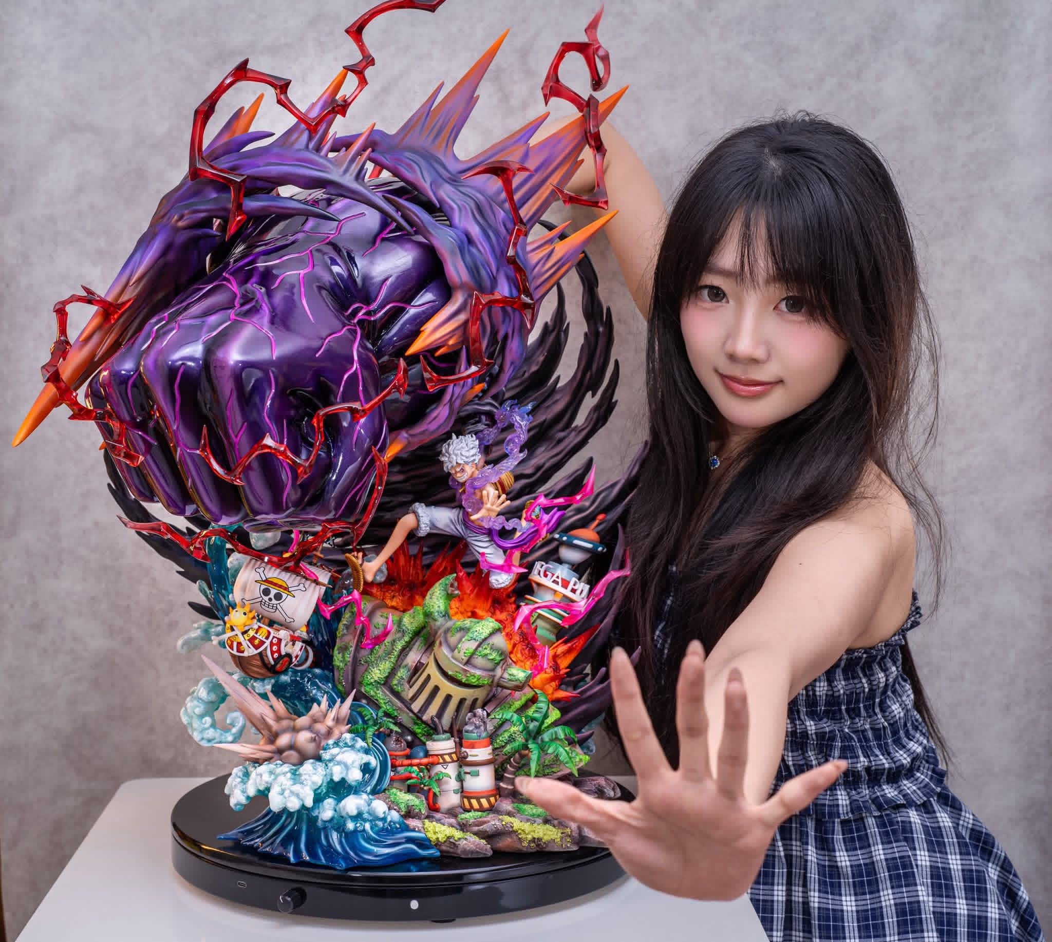 Luffy Nika resin statue Seven studio anime figure