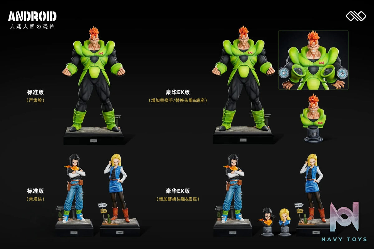 Infinite Studio – Dragon Ball Double Scale Android 16 17 18 Set