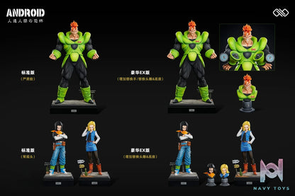 Infinite Studio – Dragon Ball Double Scale Android 16 17 18 Set