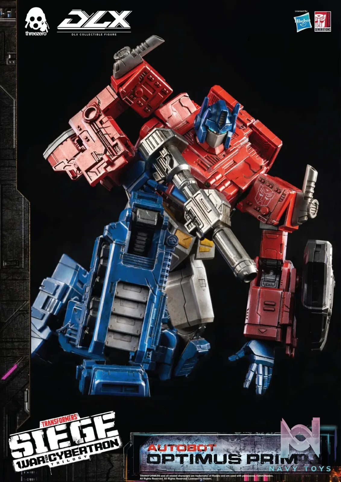 Threezero – Transformers: War for Cybertron 10-inch DLX Optimus Prime (Licensed)