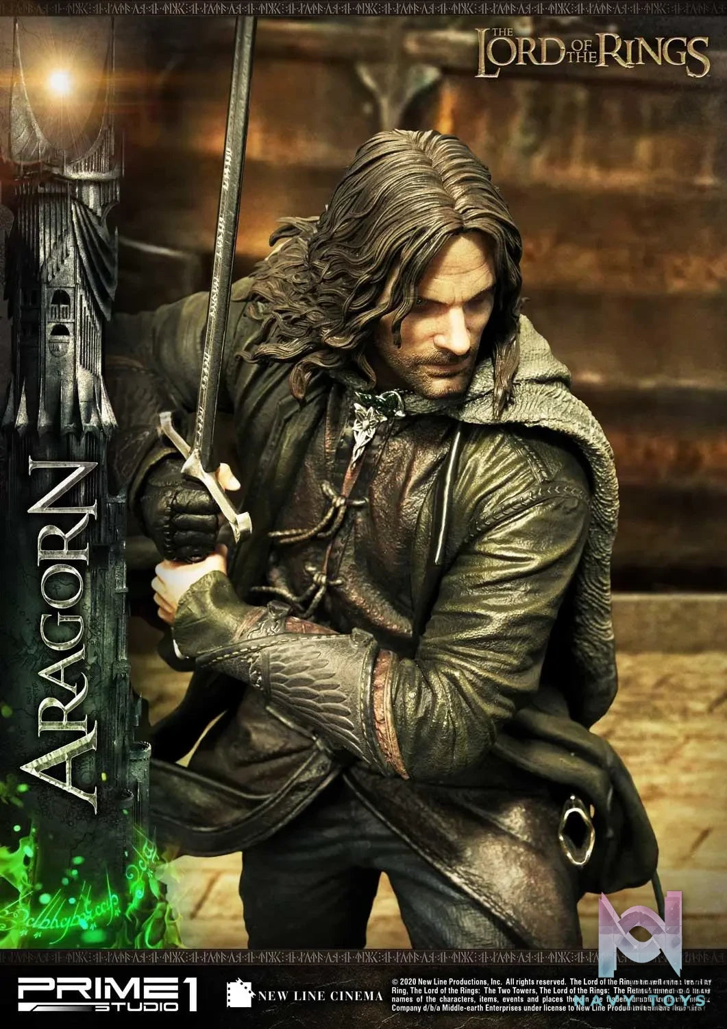 Prime 1 Studio – Premium Masterline The Lord of the Rings: The Return of the King (Film) Aragorn PMLOTR-03 PMLOTR-03DX (Licensed)