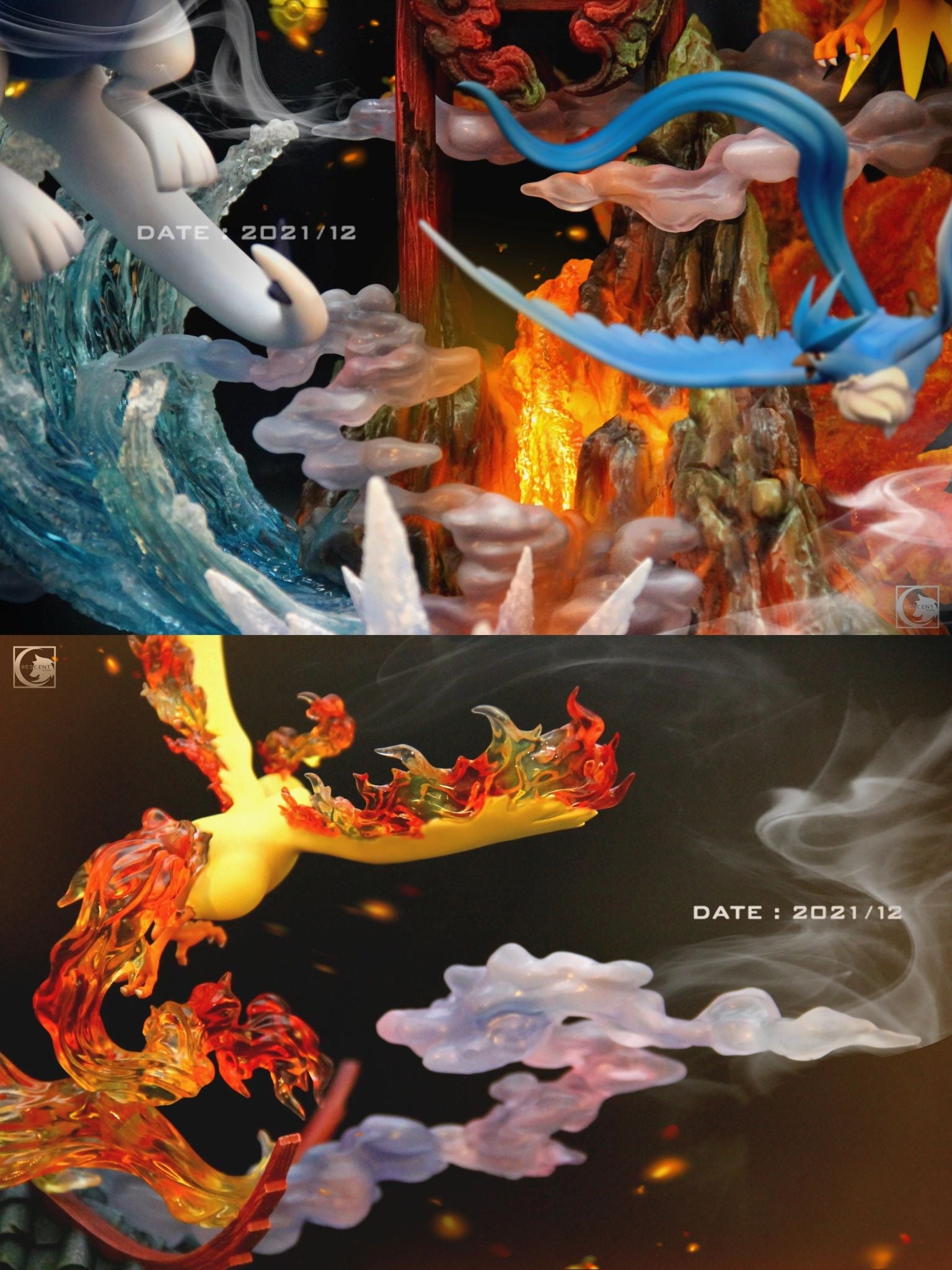 Five Legendary Bird Pikemons - Pokemon - Crescent Studio resin statue Crescent Studio anime figure