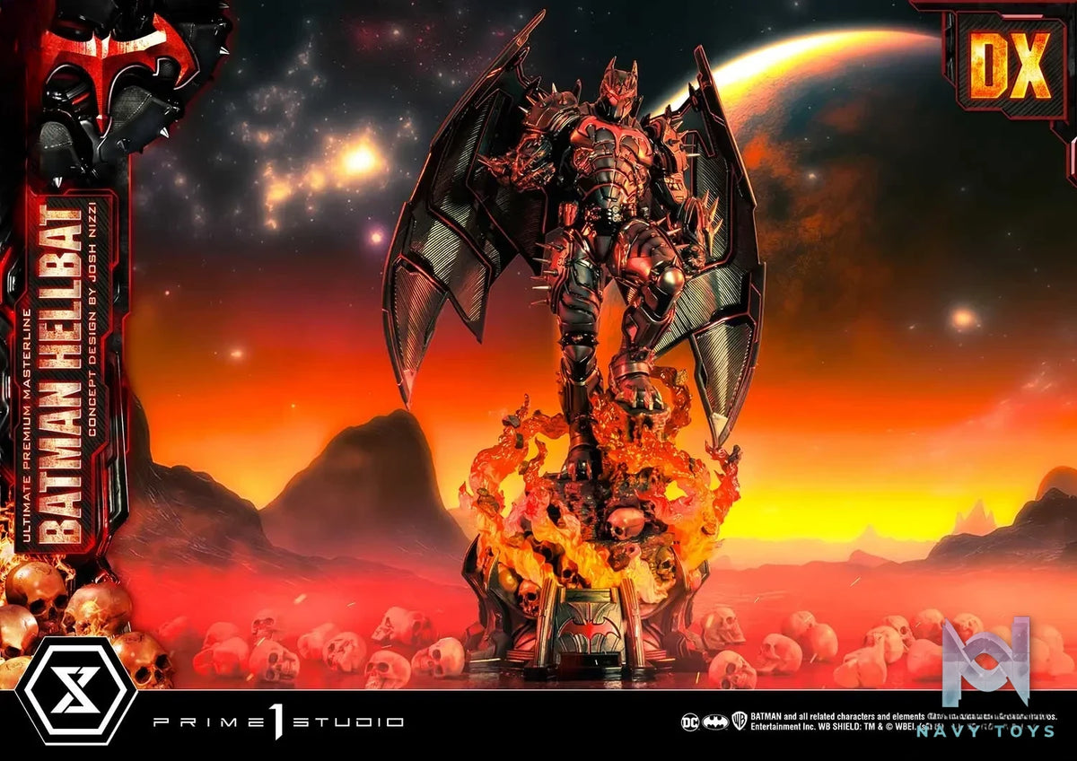 Prime 1 Studio – Ultimate Premium Masterline Batman (Comics) Batman Hellbat Concept Design by Josh Nizzi UPMDC-06 UPMDC-06DX UPMDC-06DXS (Licensed)