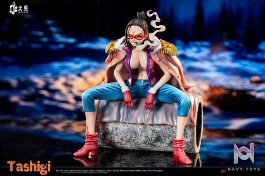 DX Studio - One Piece Smoker in Tashigi's body resin statue Navy Toys anime figure