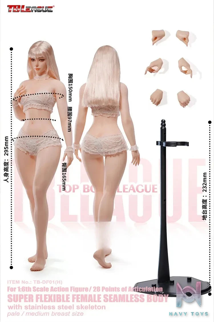 TBLeague – 1/6 Hourglass Curvy Female Body (Licensed)