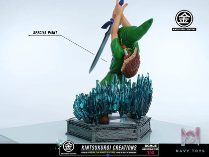 KINTSUKUROI CREATIONS Studio – The Legend of Zelda YOUNG LINK PULLING MASTER SWORD