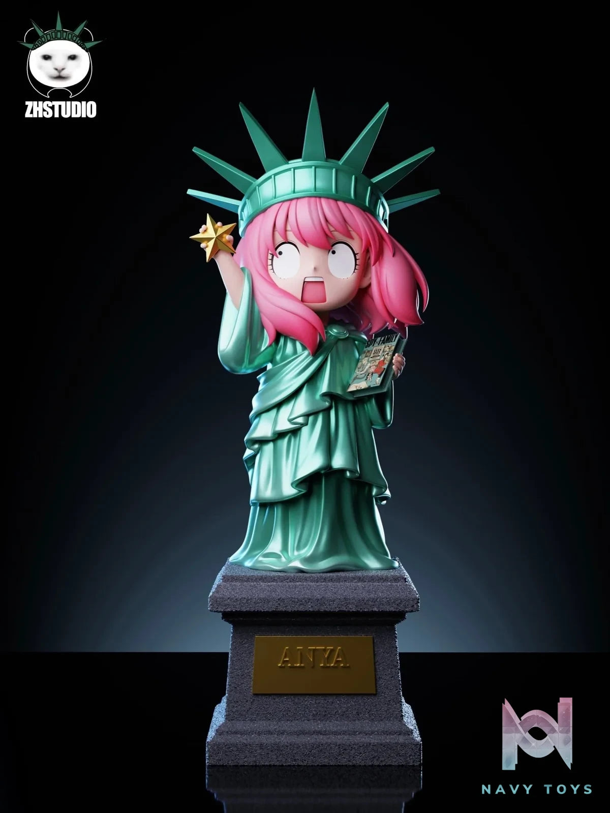 Anya & Frieren cos Statue of Liberty - Spy x Family - ZH Studio resin statue zh studio anime figure