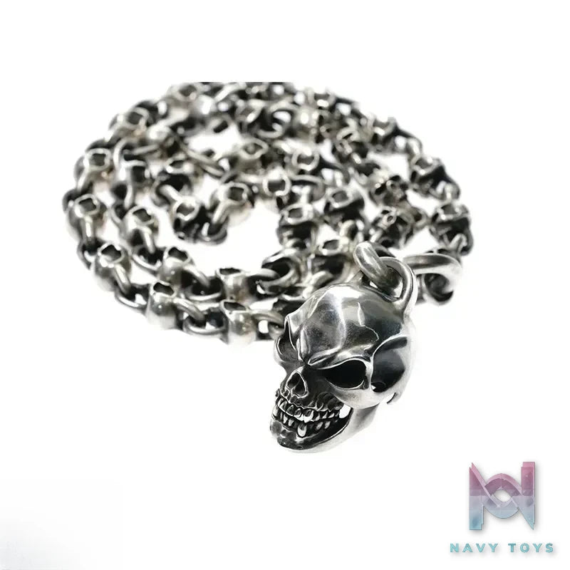 Raven Studio (silver jewelry) – Exclusive Design Small Skull Trophy Necklace Original