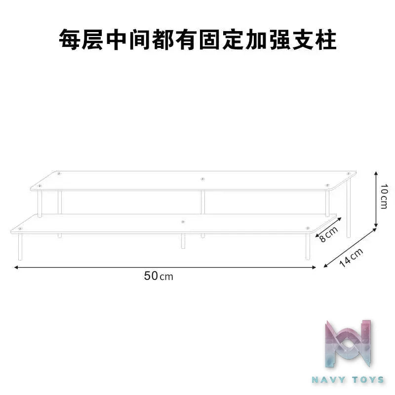 Showcase Factory – Acrylic Stair Display Stand for Nendoroids Blind Boxes Mini Figures