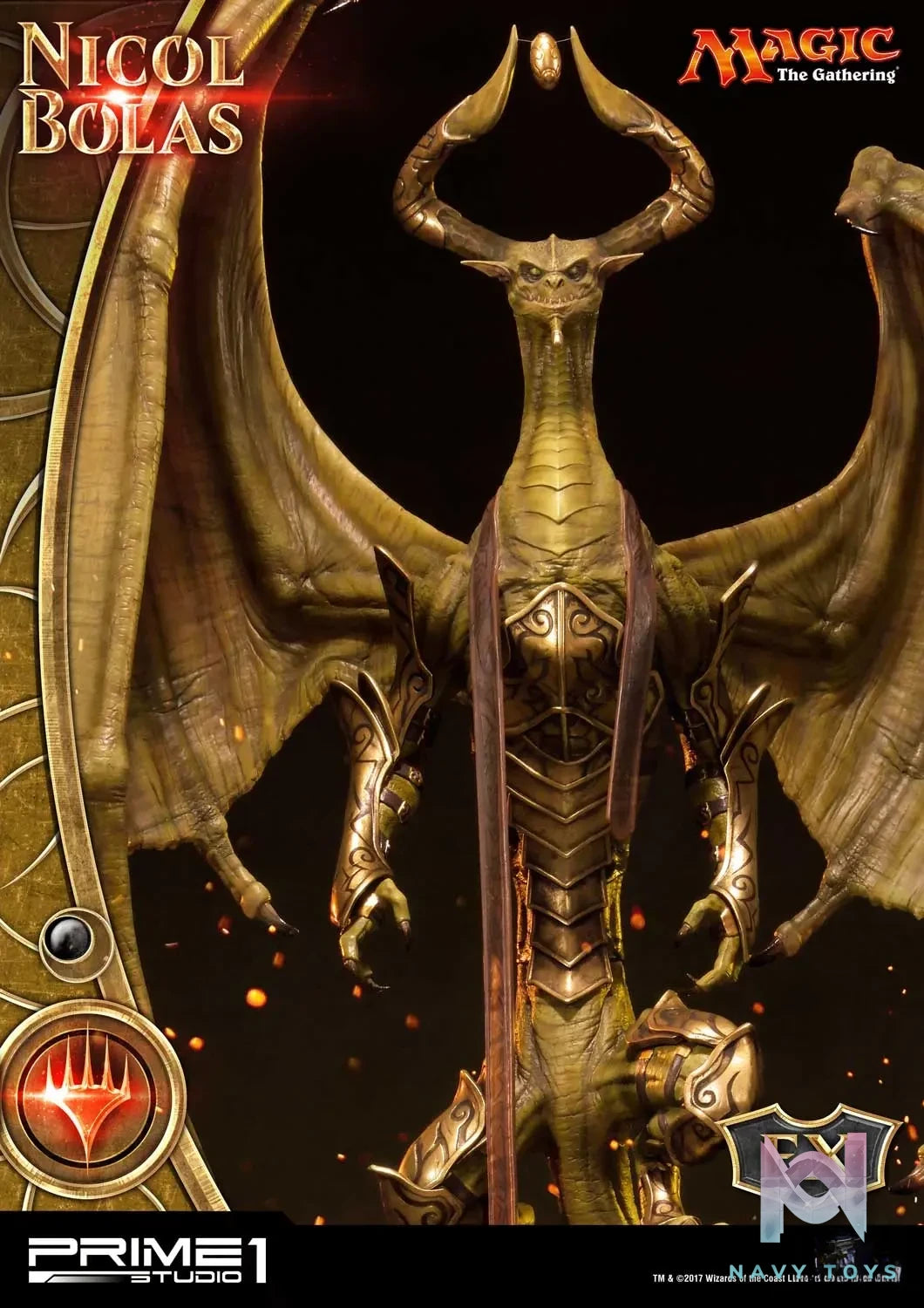 Prime 1 Studio – Premium Masterline Magic: The Gathering Nicol Bolas PMMTG-01 PMMTG-01EX (Licensed)