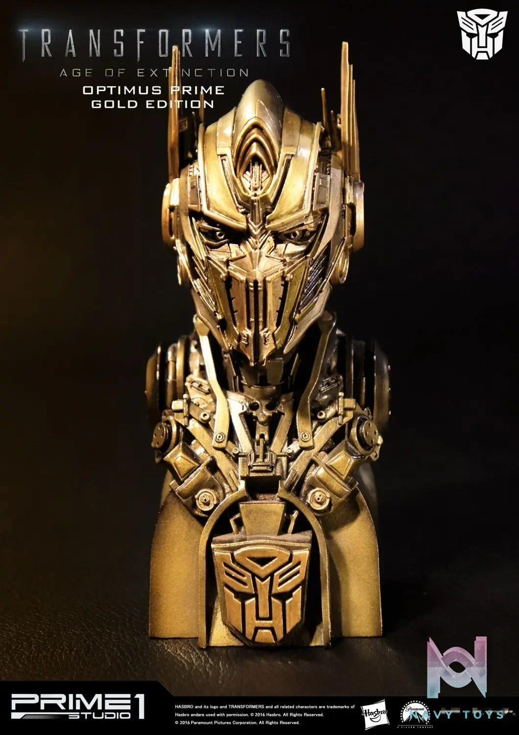 Prime 1 Studio – Museum Masterline Transformers: Age of Extinction (Film) Optimus Prime Knight Edition MMTFM-07 MMTFM-07GL (Licensed)