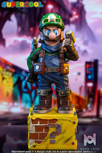 SUPERCOOL Studio – Super Mario Cyber Steampunk Wasteland Luigi the Plumber