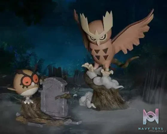 Mo Yu Studio – Pokémon 1/20 Noctowl & Hoothoot