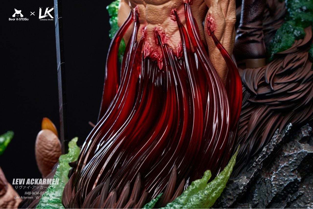 Levi Ackerman - Attack on Titan - Bear K Studio x LK Studio resin statue bear k Studio x Lk Studio anime figure