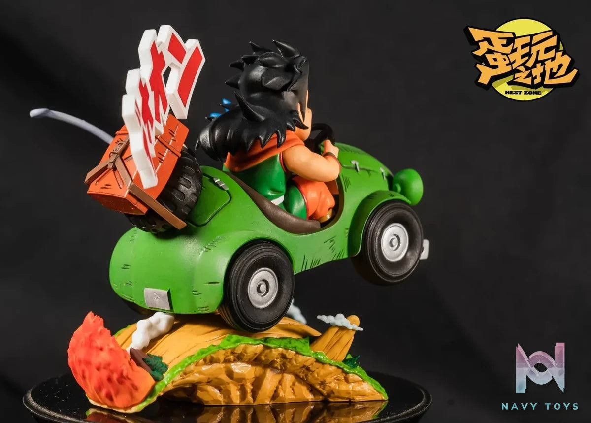 NEST ZONE Studio - Dragon Ball Car Yamcha & Puar resin statue Navy Toys anime figure