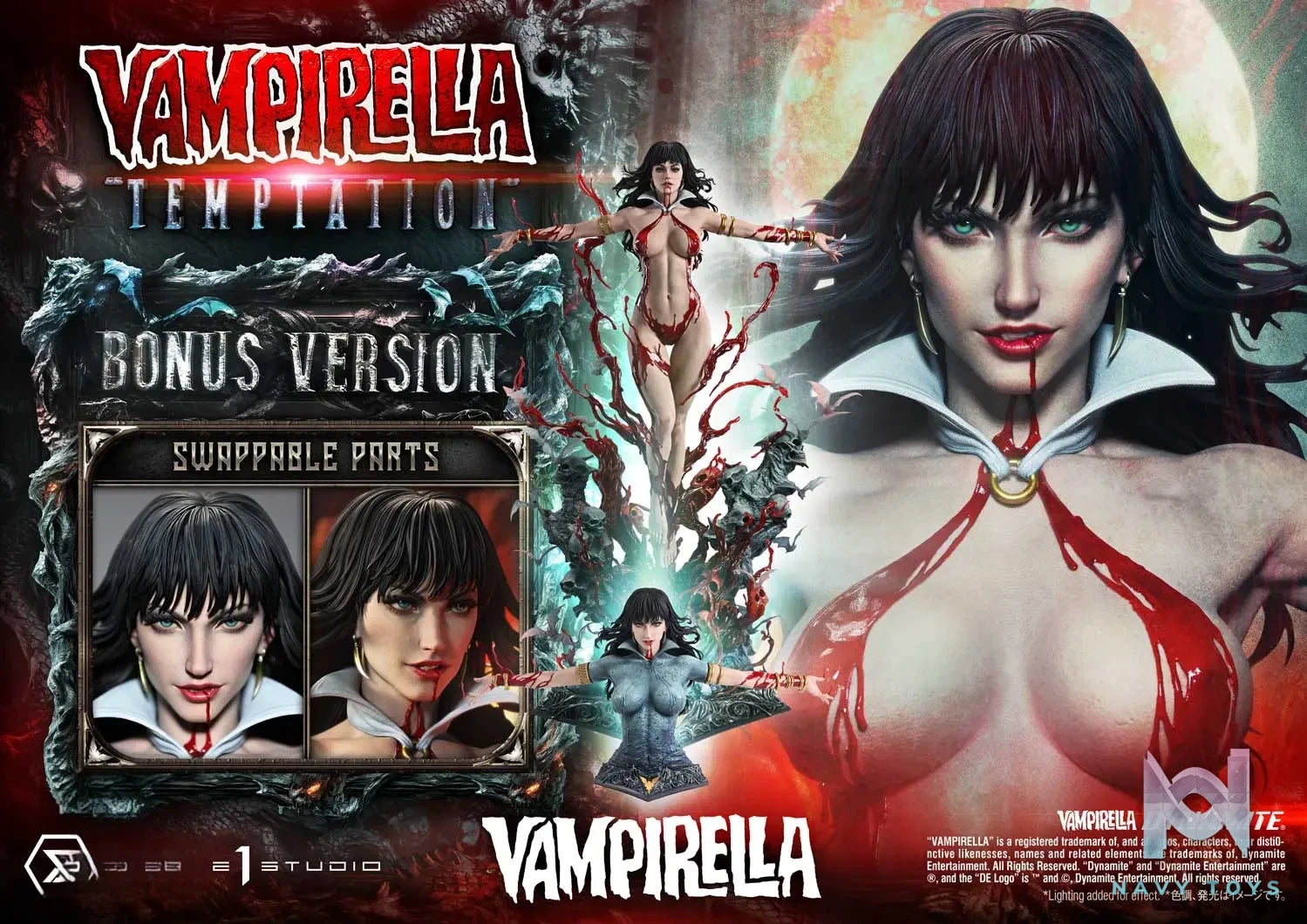 Prime 1 Studio – 1/3 Real Elite Masterline Vampirella Vampirella “Temptation” REMVP-01 REMVP-01S (Licensed)