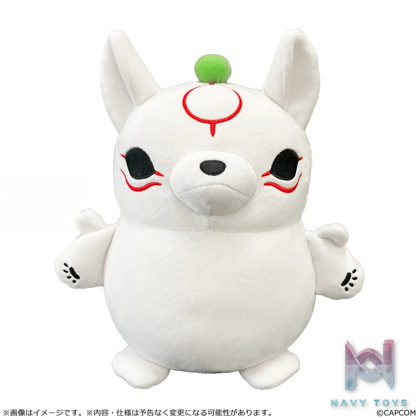 CAPCOM Studio – Okami 20th Anniversary MochiKawa Plush Amaterasu (Middle) (Licensed)