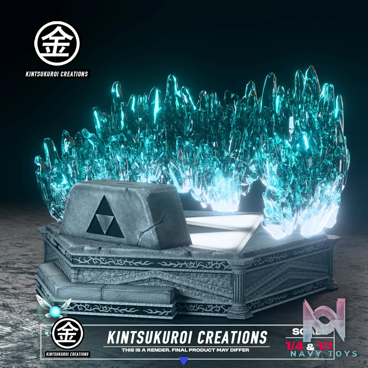 KINTSUKUROI CREATIONS Studio – The Legend of Zelda YOUNG LINK PULLING MASTER SWORD