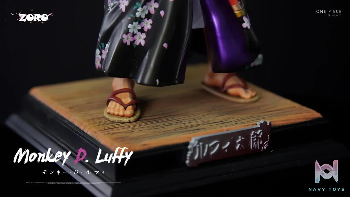 Zoro Studio - One Piece Kimono Luffy resin statue Navy Toys anime figure