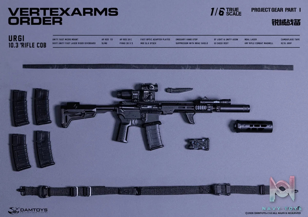 DAMTOYS – 1/6 Sharp Armaments Preparation Weapons Accessory Pack Series 1 VERTEXARMS ORDER SERIES NO.VSF01 (Licensed)
