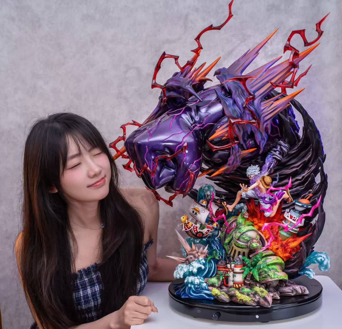 Luffy Nika resin statue Seven studio anime figure