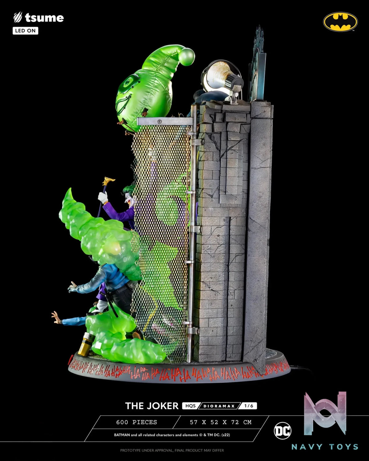 Tsume Studio – DC Comics HQS Dioramax The Joker 1/6 Scale Limited Edition Statue (Licensed)