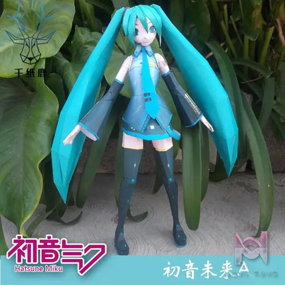 Qian Zhi Lu Studio – Hatsune Miku 3D Paper Model DIY Project Sekai