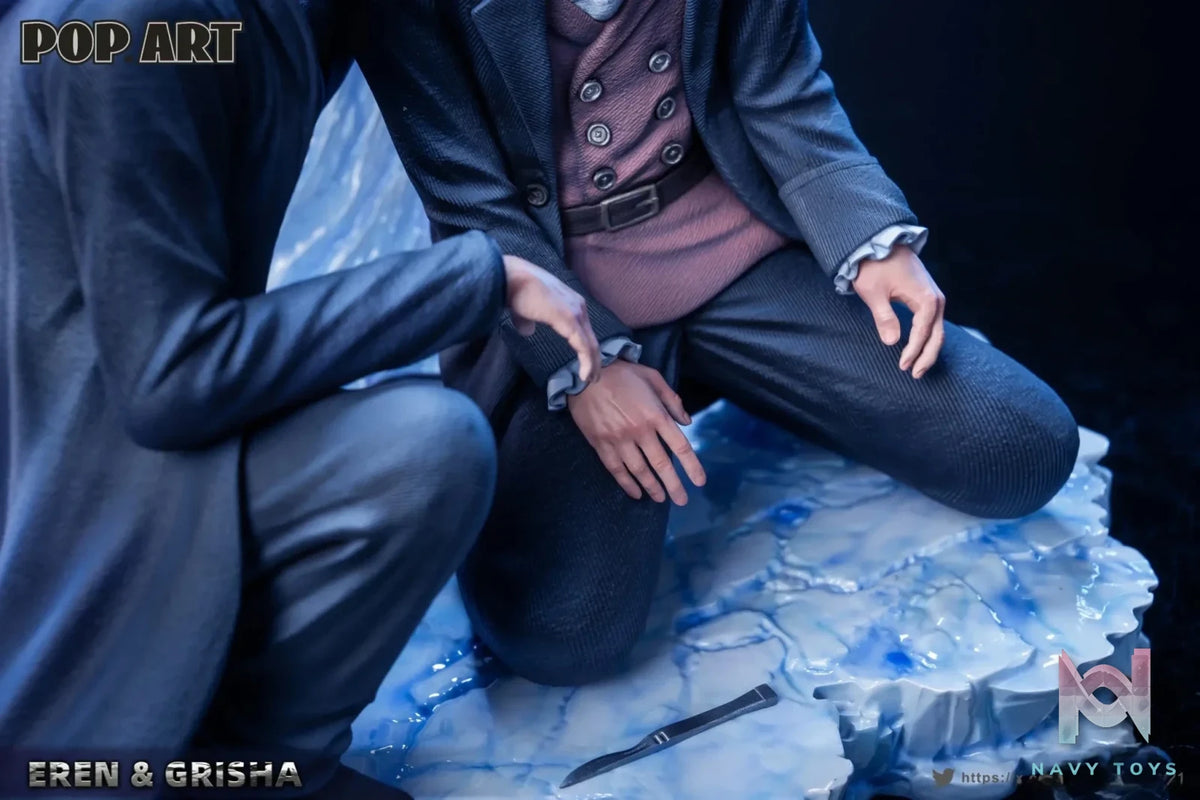 POP.ART Studio - Eren X Grisha Attack on Titan resin statue Navy Toys anime figure
