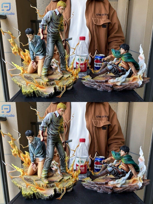 Reiner & Bertholdt & Eren - Attack on Titan - JiaJian Studio resin statue JiaJian studio anime figure