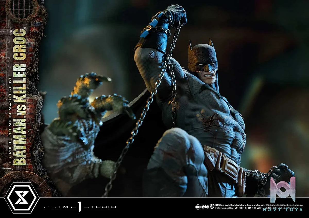 Prime 1 Studio – Ultimate Premium Masterline Batman (Comics) Batman Versus Killer Croc UPMDC-07 UPMDC-07DX UPMDC-07DXS (Licensed)