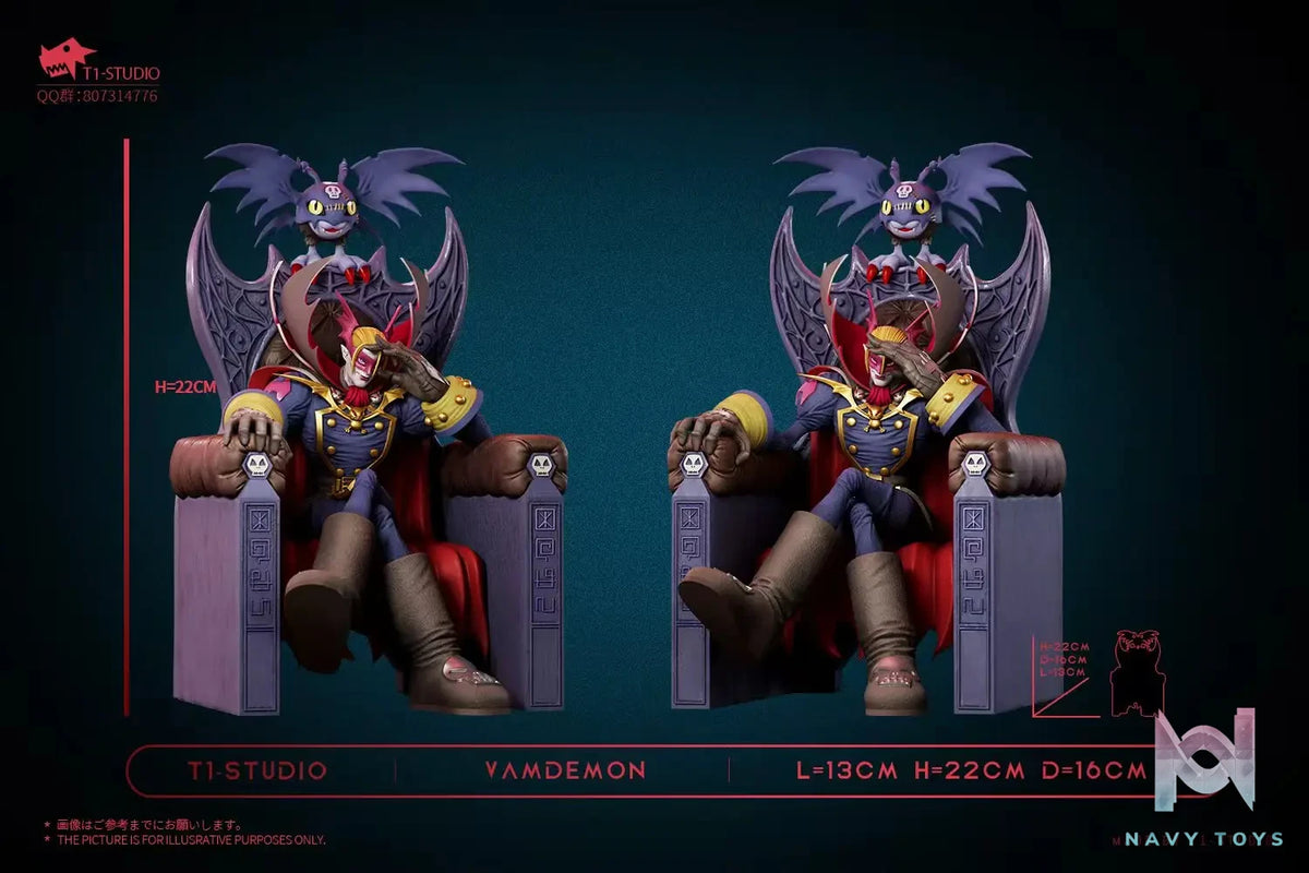 T1 Studio – Digimon Sitting Vamdemon & Pico Devimon