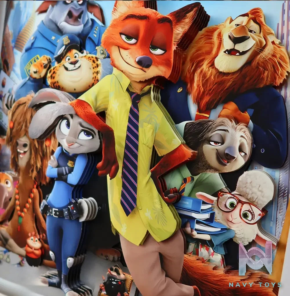 KALA HOME Studio – Zootopia Multiple Characters 3Decorative Painting Zootopia