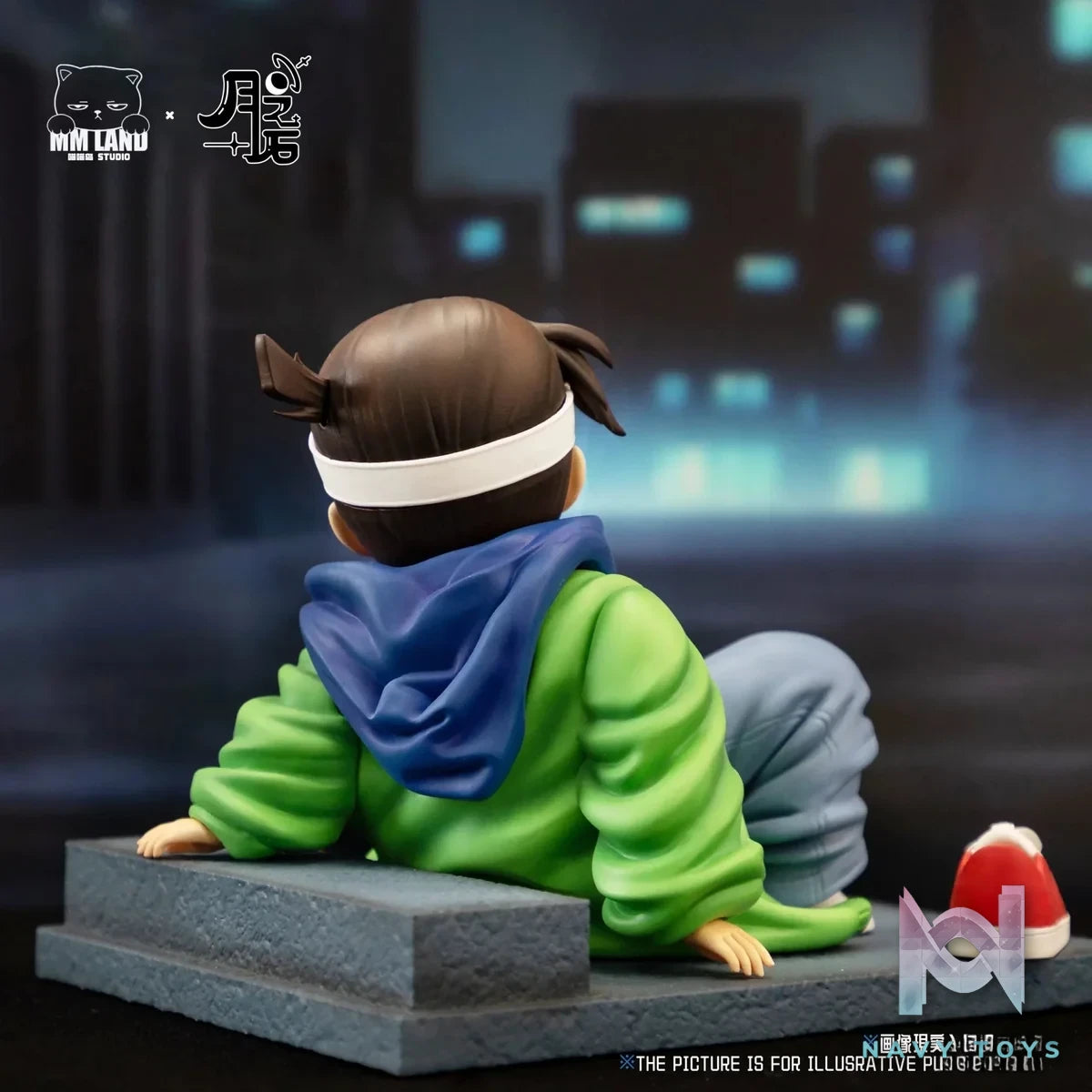 MMLAND Studio - Detective Conan Smaller Shinichi resin statue Navy Toys anime figure