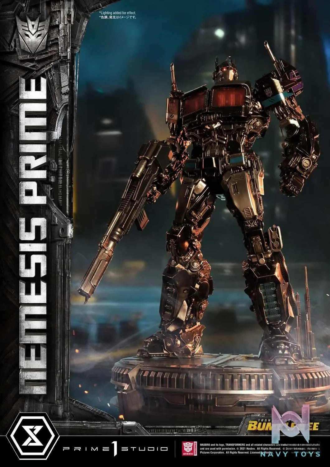 Prime 1 Studio – Museum Masterline Transformers: Bumblebee (Film) Nemesis Prime MMTFM-26NP(Licensed)