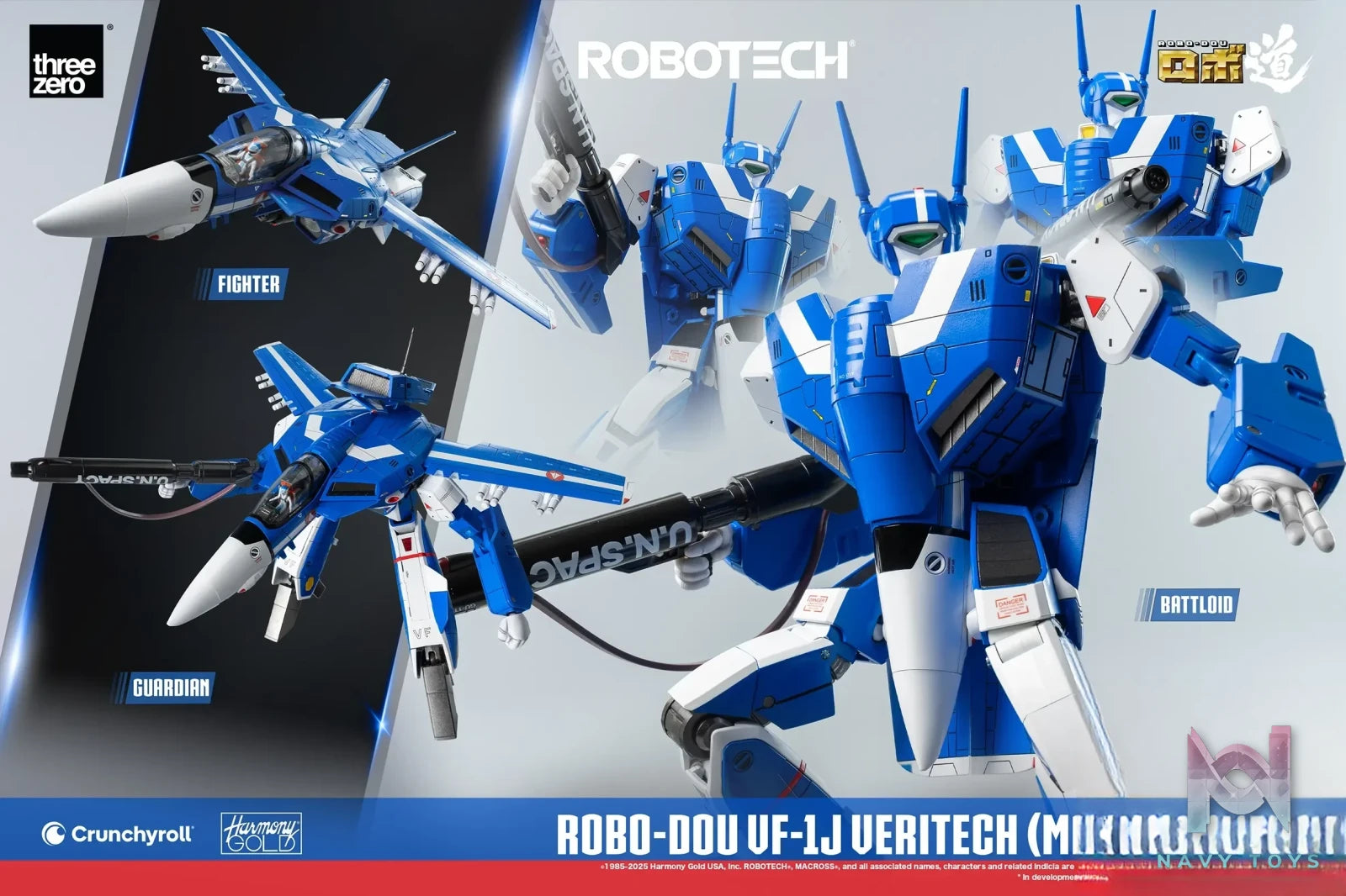 Threezero – ROBO-DOU ROBOTECH VF-1J Veritech (Max Sterling) (Licensed)