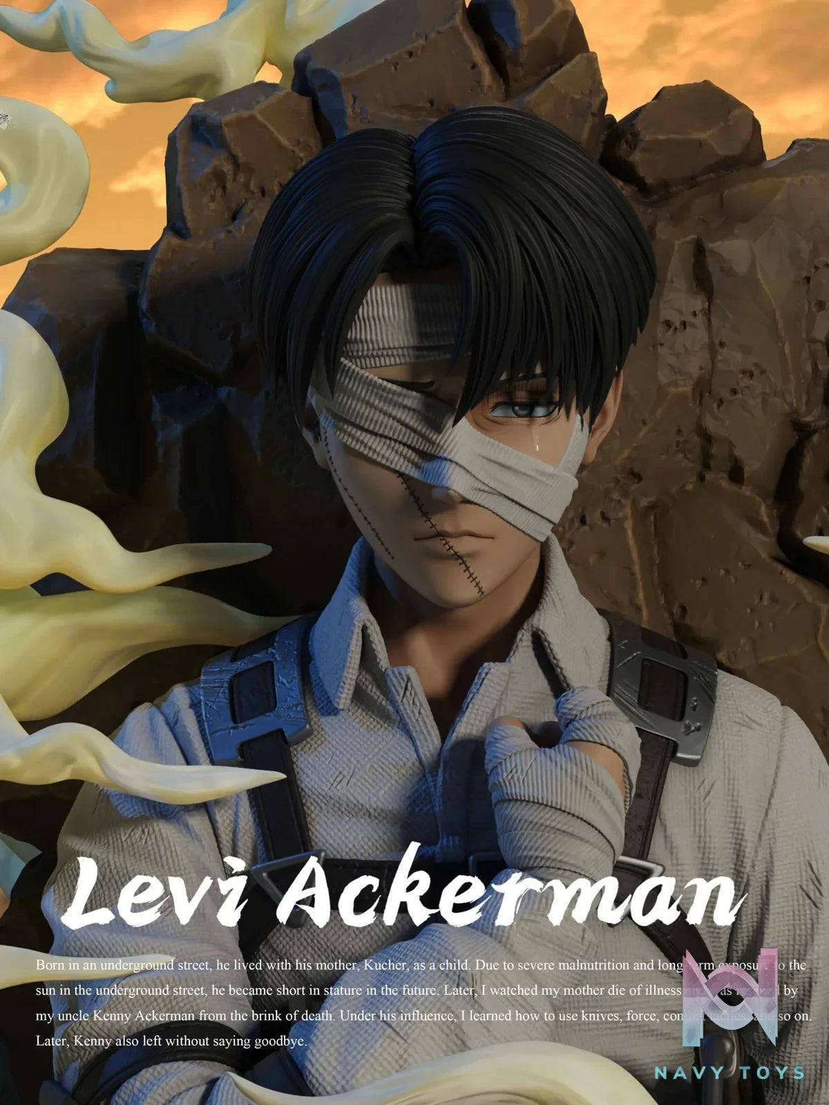 Levi Ackerman Curtain Call - Attack on Titan - Freedom Studio resin statue freedom studio anime figure