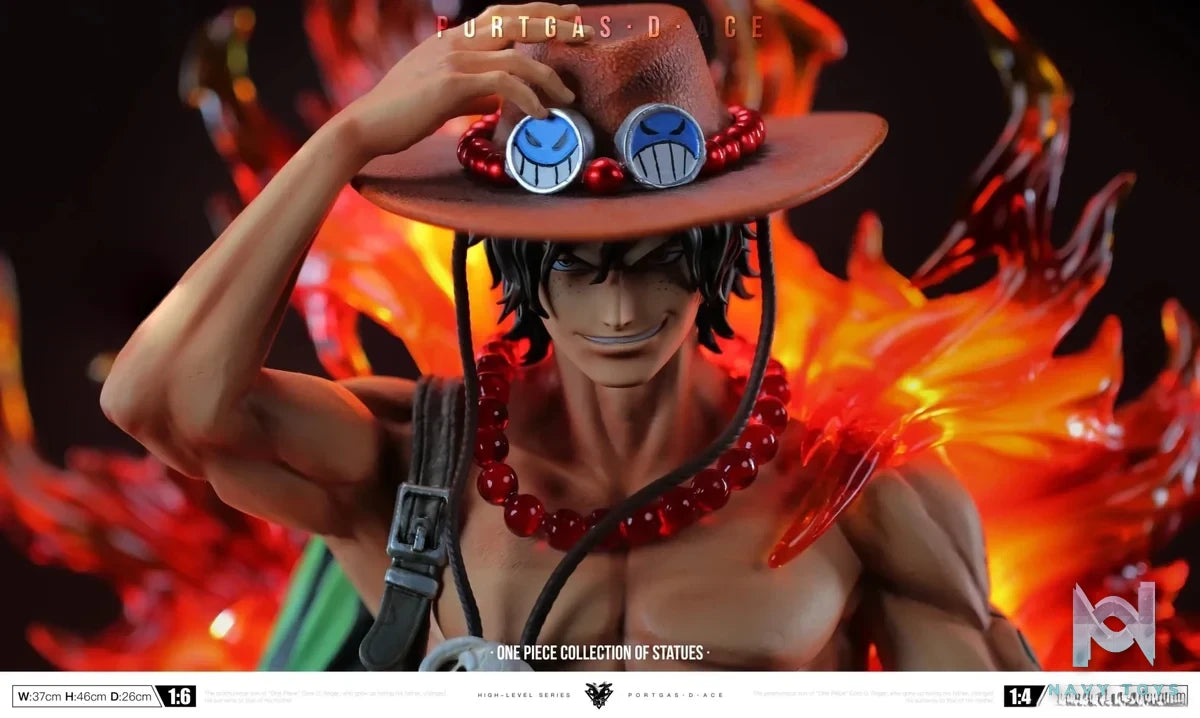Okr Studio - One Piece Burning Ace resin statue Navy Toys anime figure