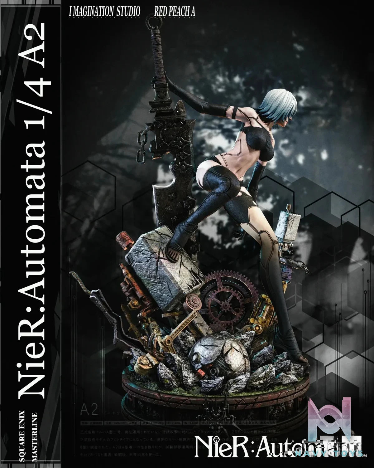 Imagination Studio & Red Peach A Studio - NieR:Automata A2 resin statue Navy Toys anime figure