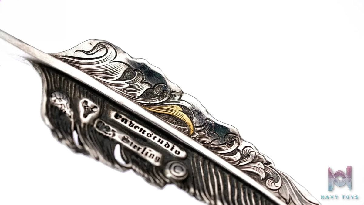 Raven Studio (silver jewelry) – Original Exclusive Design Indian Feather Pendant Original