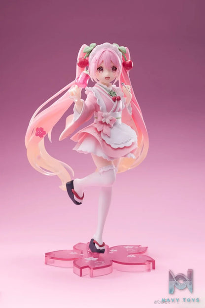 Taito – Piapro Characters – Hatsune Miku – Coreful Figure – Sakura, Wafuu Kissa ver. (Licensed)