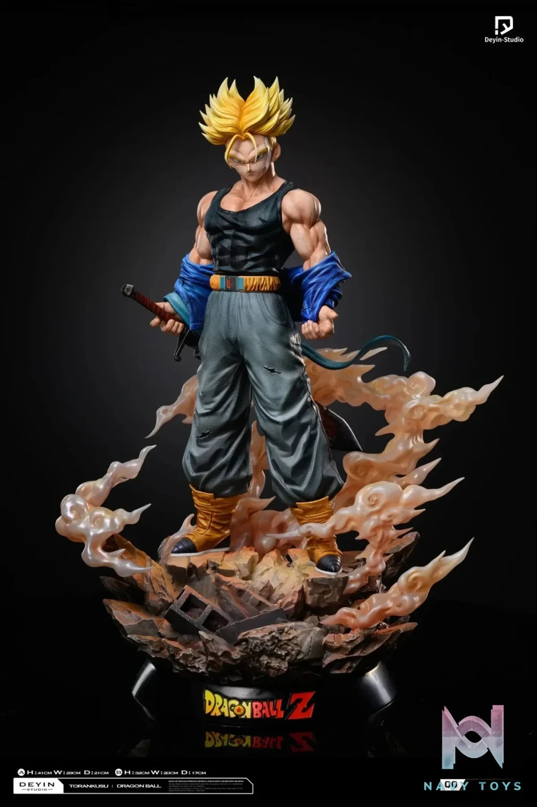 Deyin Studio - Dragon Ball Future Trunks resin statue Navy Toys anime figure