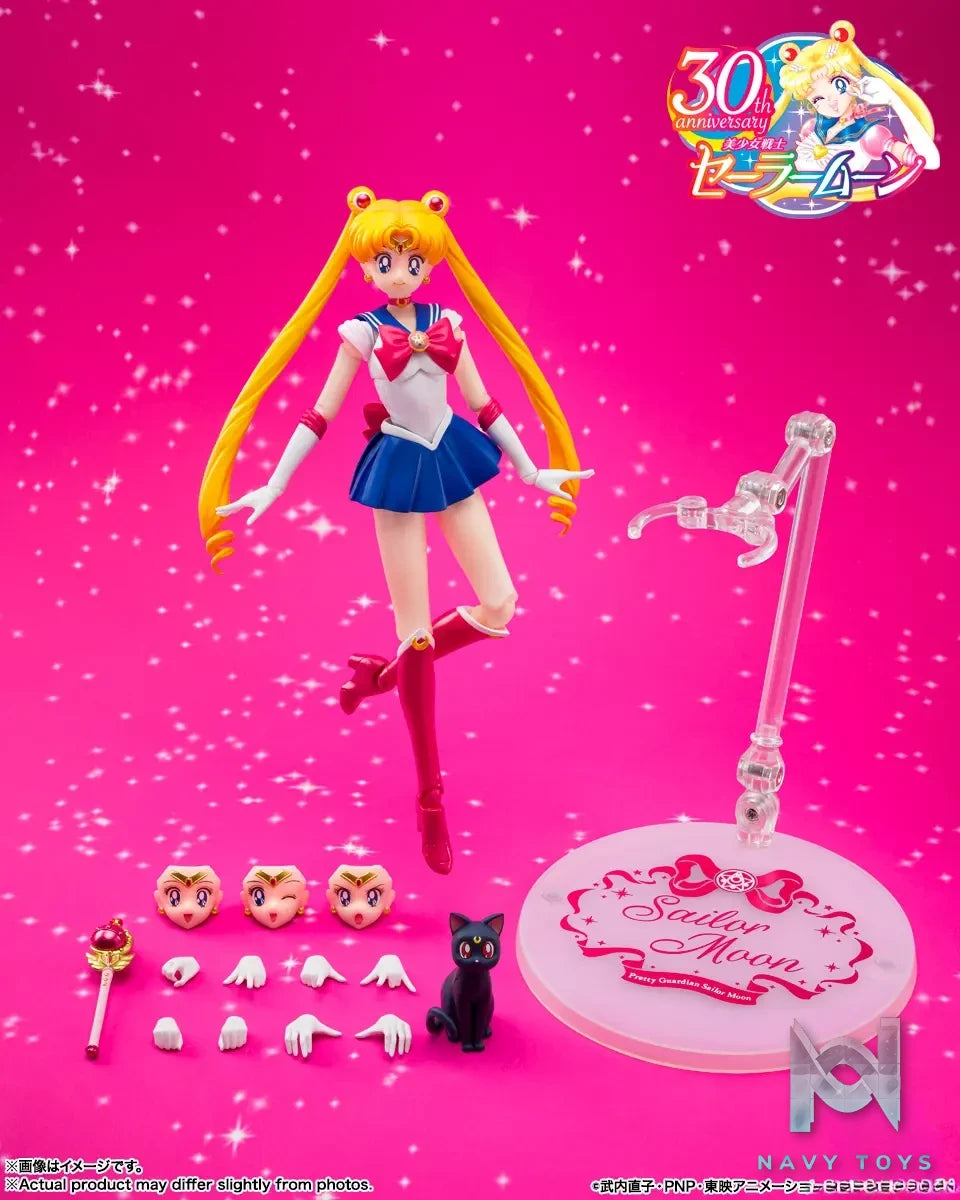 BANDAI SPIRITS – S.H.Figuarts Sailor Moon -Crystal Star Compact Edition- “Sailor Moon R” (Licensed)