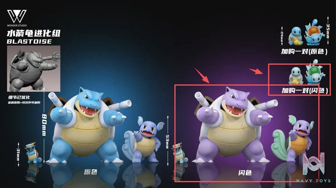 Wonder Studio – Blastoise Evolutionary Set Pokémon
