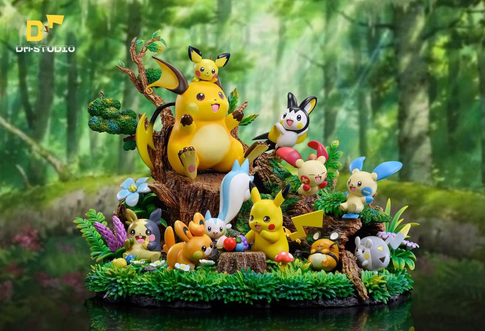 DM Studio - Pokemon - Electric Mouse Ecology resin statue DM Studio anime figure