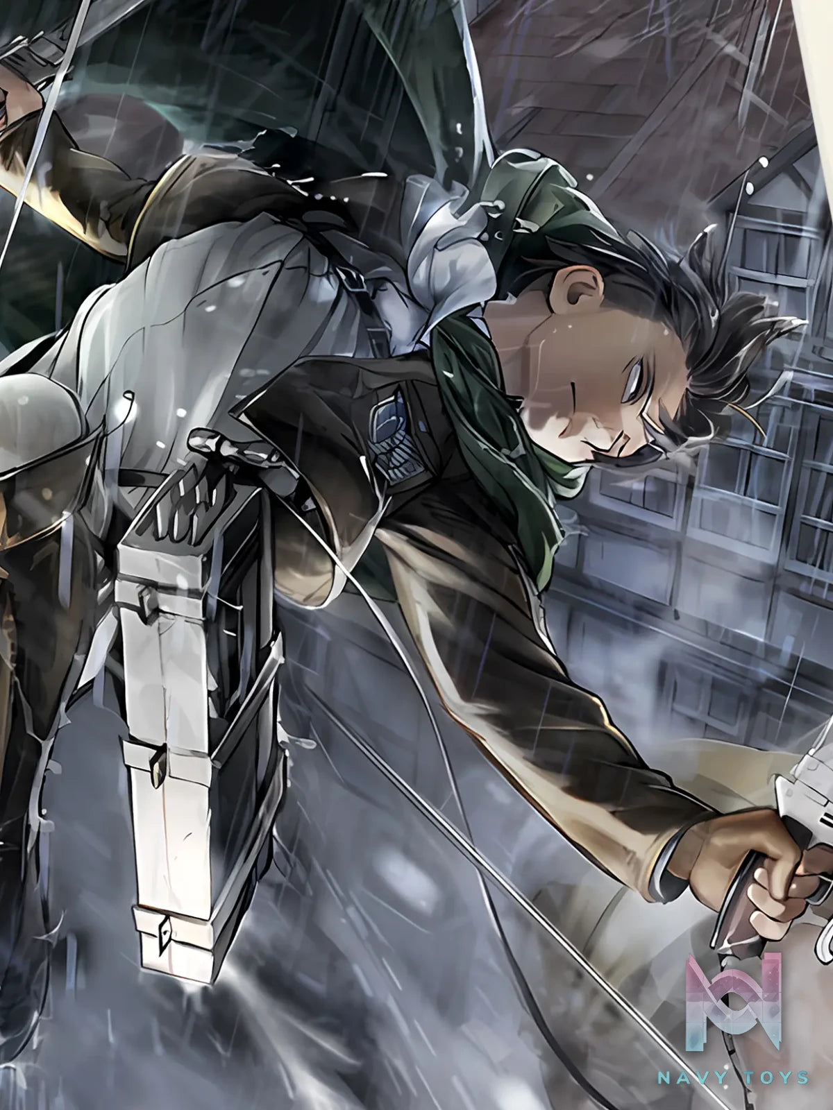 Xing Kong Studio – Attack on Titan Wings of Freedom Levi Ackerman Decorative Painting